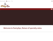 Tablet Screenshot of pastryxpo.com
